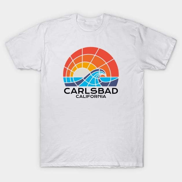 Carlsbad California T-Shirt by TravelBadge